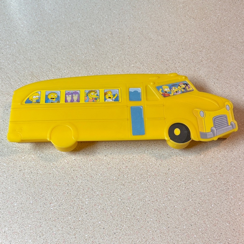 Yellow School Bus Toy The Simpsons